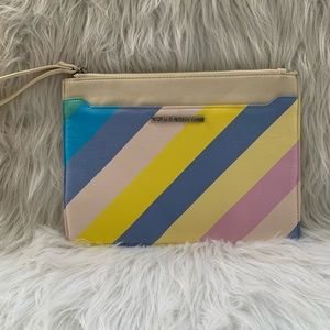 Colorful Striped Clutch